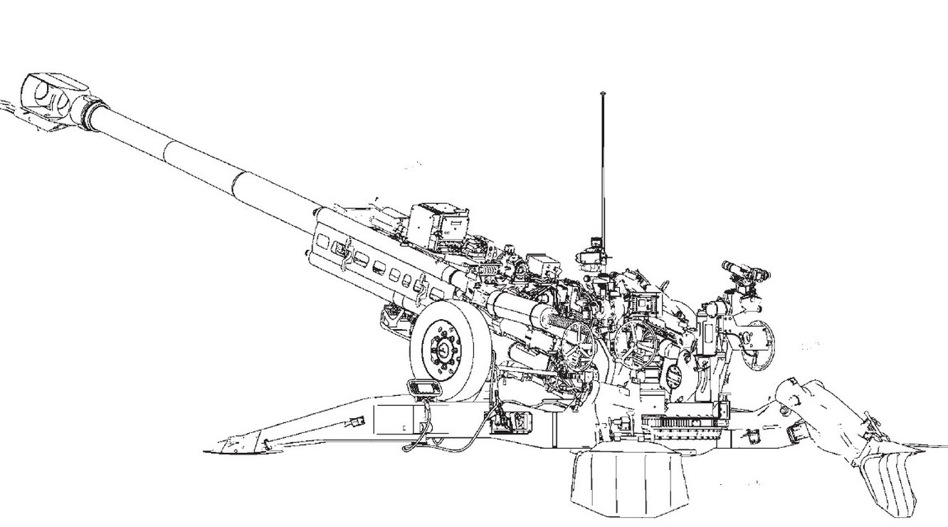 152-Мм пушка-гаубица д-20 чертёж