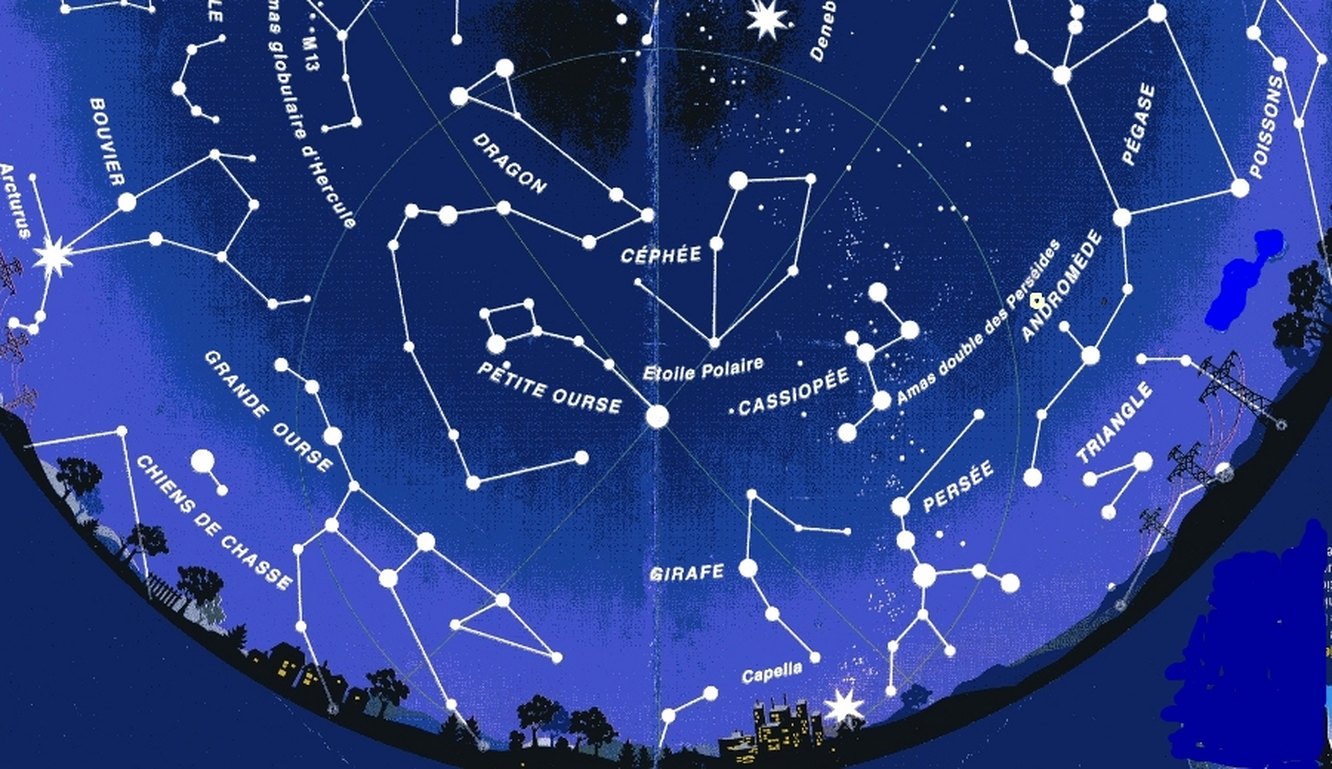 Все созвездия на небе фото с названиями