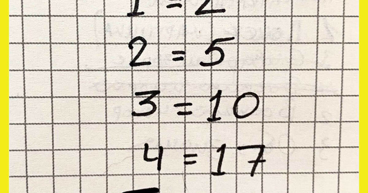 Хитрая задачка от школьного математика: расшифруйте логику и найдите ответ